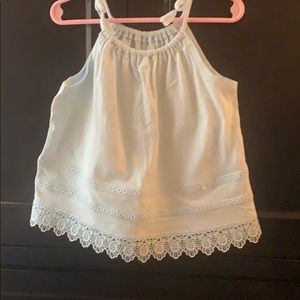 Girls Gap Light Blue Top Size XS (4/5)